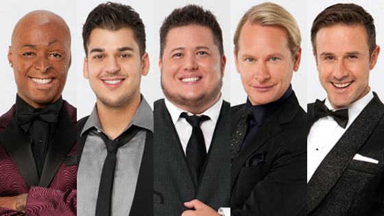 JR Martinez, Rob Kardashian, Chaz Bono, Carson Kressly, David Arquette, DWTS 13 JR Martinez, Rob Kardashian, Chaz Bono, Carson Kressly, David Arquette, DWTS 13